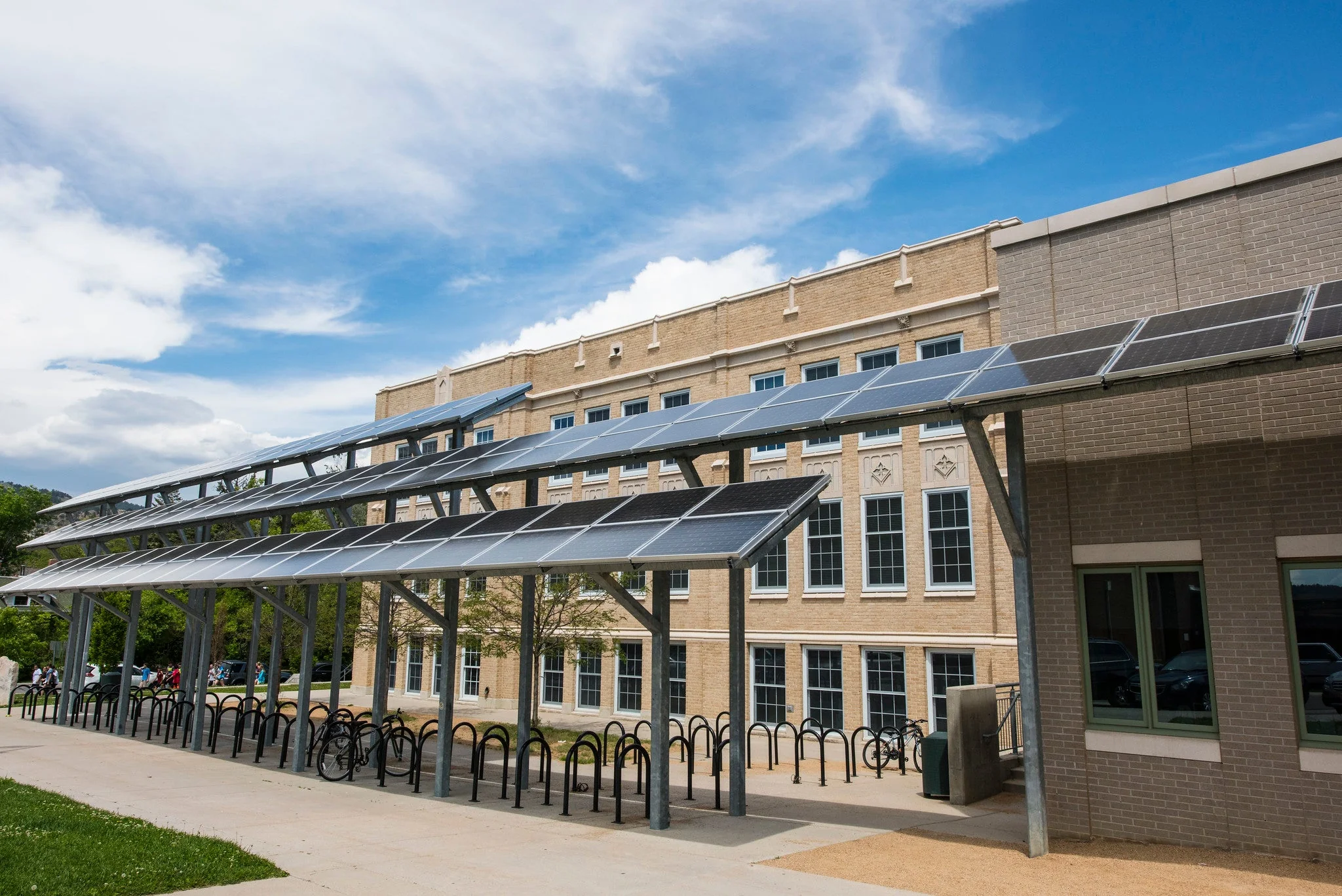 Educational Institutions with solar panel installation